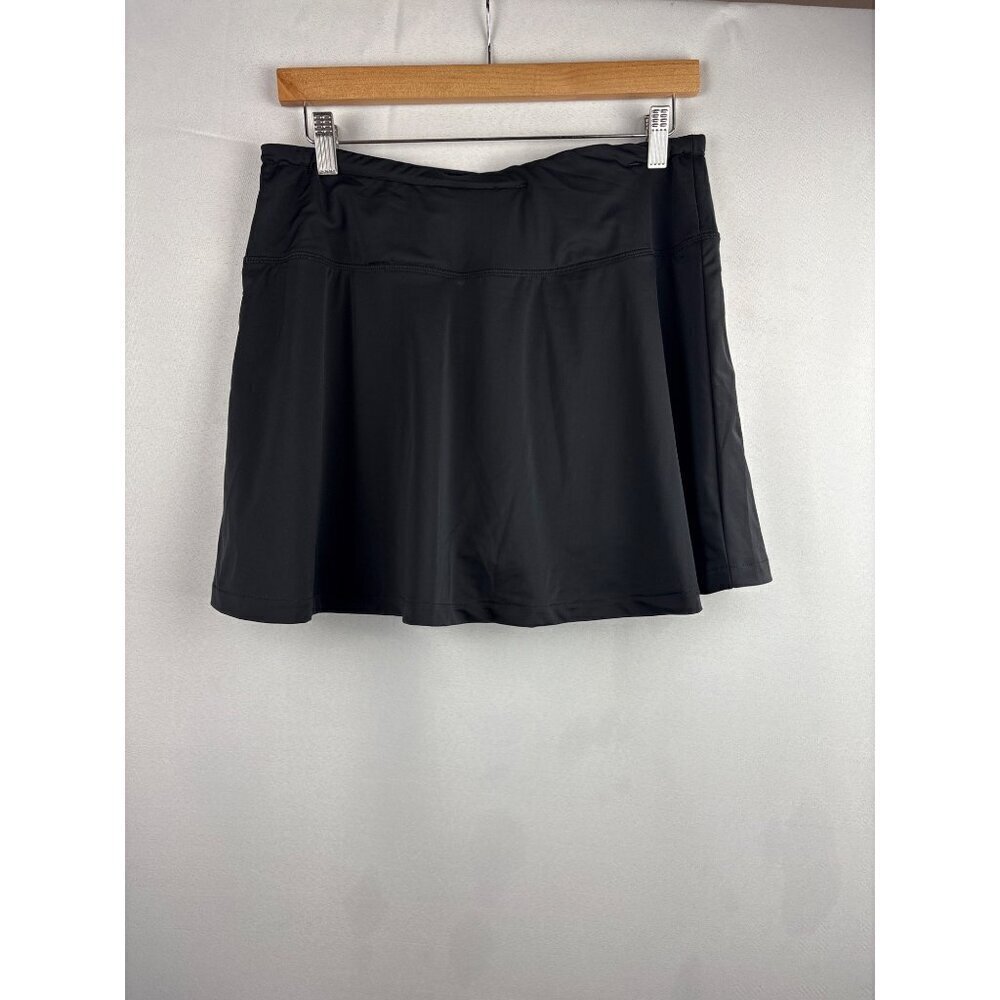 BlevonH Womens Black Athletic Skort L